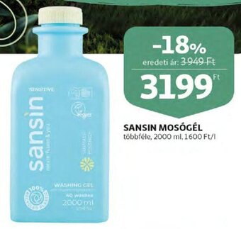 Auchan Sansin mosögél 2000 ml ajánlat