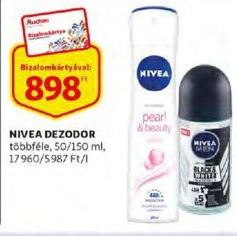 Auchan Nivea dezodor 50 / 150 ml ajánlat