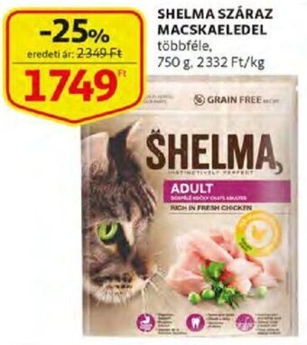 Auchan Shelma száraz macskaeledel 750 g ajánlat