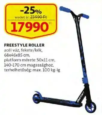Auchan Freestyle roller 1 db ajánlat
