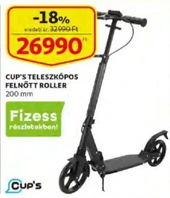 Auchan Cup's teleszkópos fenőtt roller 1 db ajánlat