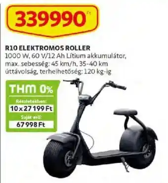 Auchan R10 elektromos roller 1 db ajánlat