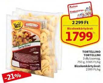 Auchan Tortellino Tortellini 750 g ajánlat