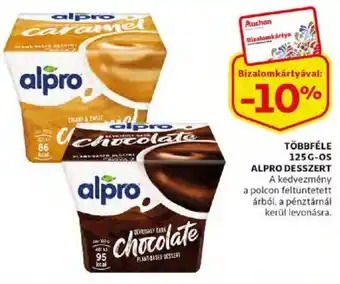 Auchan Többféle 125 g-os Alpro desszert ajánlat