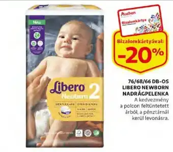 76/66 db-os Libero newborn nadrágpelenka