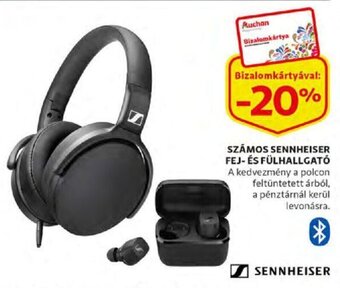 Auchan Számos Sennheiser fej-és fülhallgató ajánlat