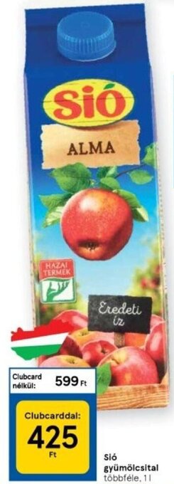 Tesco Sió Gyümölcsital 1 l ajánlat