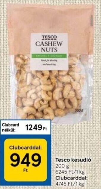 Tesco Tesco kesudió 200 g ajánlat