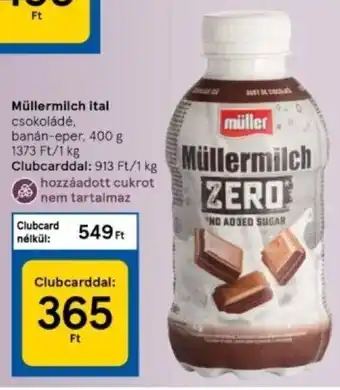 Tesco Müllermilch ital 400 g ajánlat
