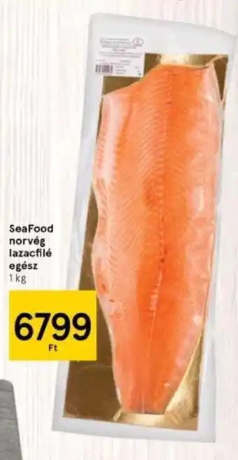 Tesco SeaFood norvég lazacsfilé egész 1 kg ajánlat