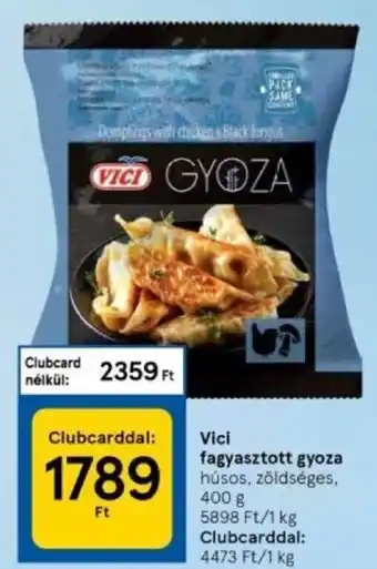Tesco Vici fagyasztott gyoza 400 g ajánlat