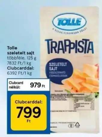 Tolle szeletelt sajt 125 g