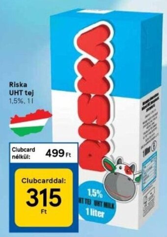 Tesco Riska uht tej 1 l ajánlat