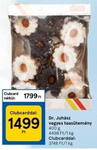 Tesco Dr.Juhász vegyes teasütemény 400 g ajánlat