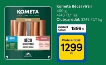 Tesco Kometa Bécsi virsli 400 g ajánlat