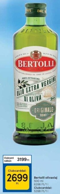 Tesco Bertolli olivaolaj 500 ml ajánlat