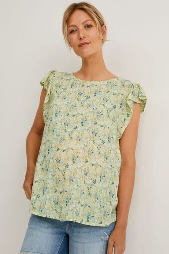 Maternity blouse - floral