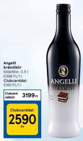 Tesco Angelli krémlikőr 0,5 l ajánlat