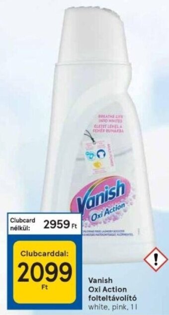 Tesco Vanish oxi action folteltávolító 1 l ajánlat