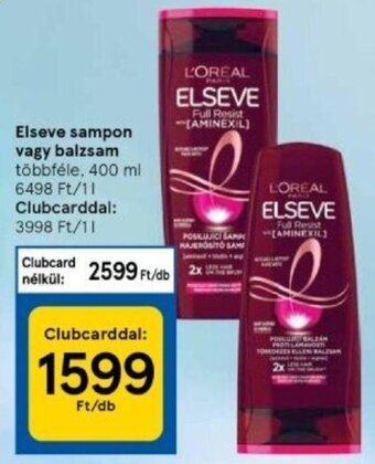 Elseve sampon vagy balzsam 400 ml