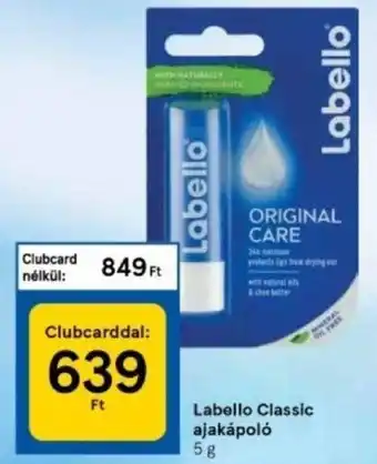 Tesco Labello Classic ajakapoló 5 g ajánlat