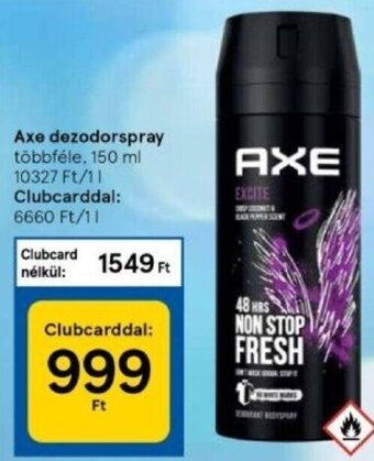 Tesco Axe dezodorspray 150 ml ajánlat