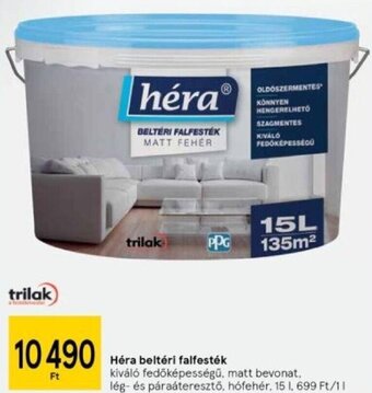 Tesco Trilak héra beltéri falfesték 15 l ajánlat