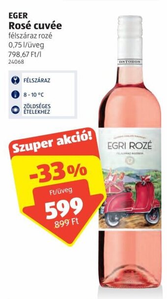ALDI Eger rosé cuvée 0,75 l ajánlat