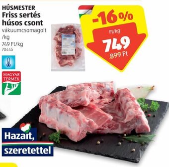 ALDI Húsmester friss sertés húsos csont 1 kg ajánlat