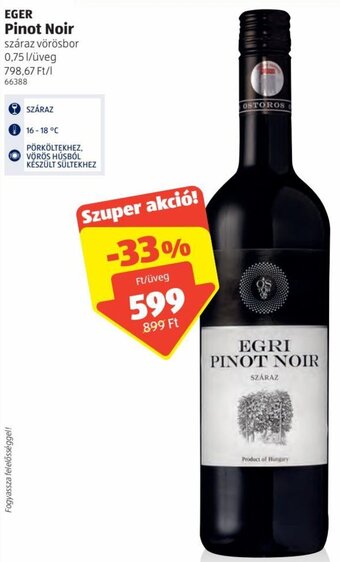 ALDI Eger Pinot noir 0,75 l ajánlat