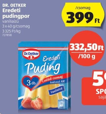Dr.Oetker Eredeti pudingpor 3 x 40 g
