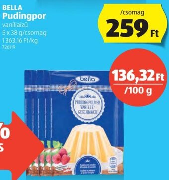ALDI Bella pudingpor 5 x 38 g ajánlat