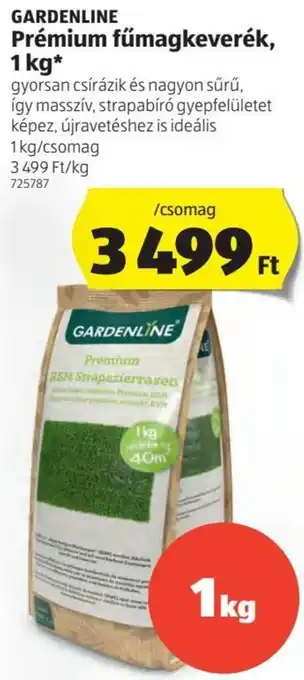ALDI Gardenline prémium fűmagkeverék 1 kg ajánlat