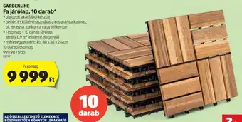 ALDI Gardenline fa járólap 10 db ajánlat