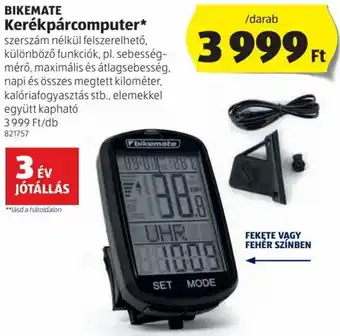 Bikemate kerékpárcomputer 1 db