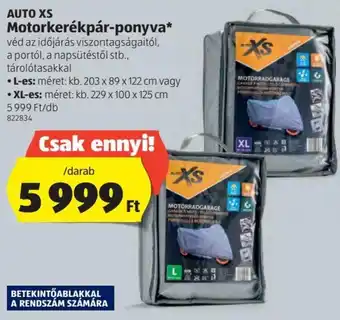 ALDI Auto Xs motorkerékpár-ponyva 1 db ajánlat
