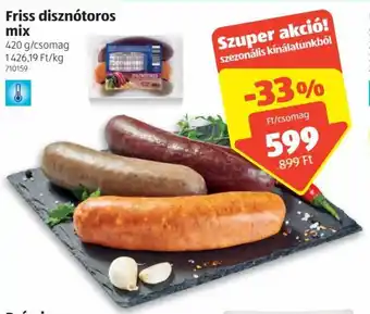 ALDI Friss disznótoros mix 420 g ajánlat