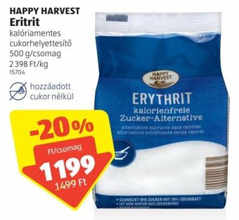 ALDI Happy Harvest eritrit 500 g ajánlat