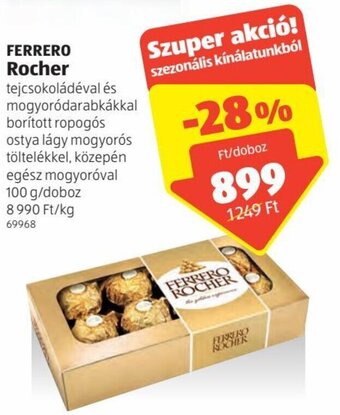 ALDI Ferrero rocher 100 g ajánlat