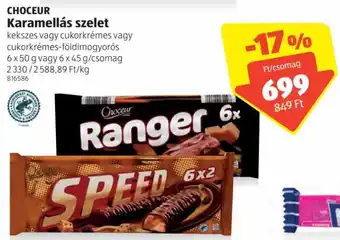 ALDI Choceur karamellás szelet 6 x 50 g ajánlat