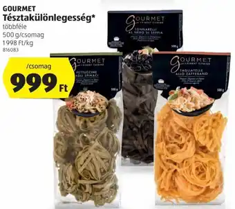 ALDI Gourmet tésztakülönlegesség 500 g ajánlat