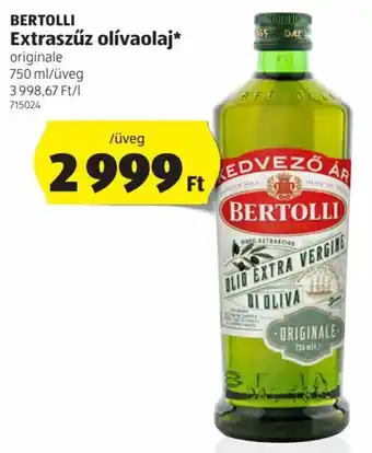 ALDI Bertolli extraszűz olívaolaj 750 ml ajánlat