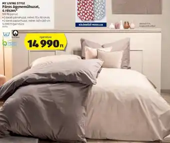My Living Style páros ágyneműhuzat 4 részes