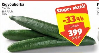 ALDI Kígyóuborka 1 db ajánlat