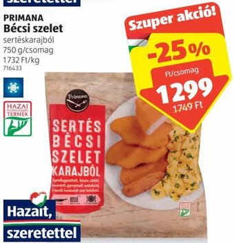 ALDI Primana bécsi szelet 750 g ajánlat