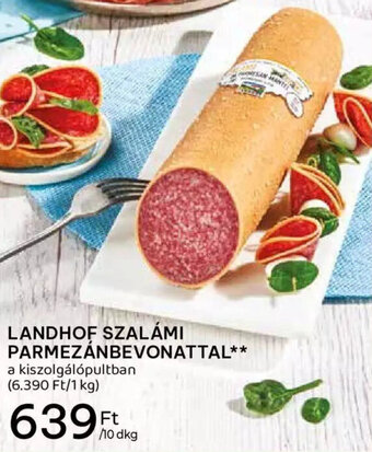 Spar Landhof szalámi parmezánbevonattal 10 dkg ajánlat