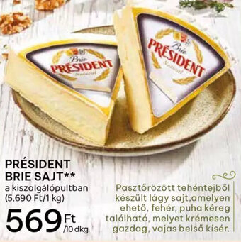 Spar Président brie sajt 10 dkg ajánlat