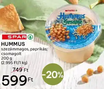 Spar Spar hummus 200 g ajánlat