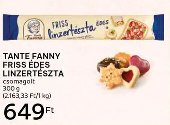 Spar Tante Fanny friss édes linzertészta 300 g ajánlat