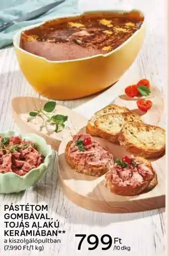Spar Pástétom gombával, tojás alakú kerámiában 10 dkg ajánlat